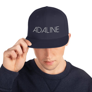 Adaline Ghost Snapback Hat (White Print)