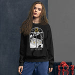 Load image into Gallery viewer, Let&#39;s Stay Inside Unisex Crewneck (white print)
