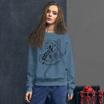 Load image into Gallery viewer, Ghost Unisex Crewneck (black print)
