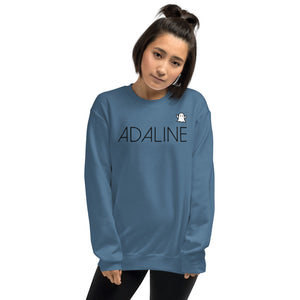 Adaline Unisex Crewneck (Black Print)