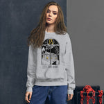 Load image into Gallery viewer, Let&#39;s Stay Inside Unisex Crewneck (black print)

