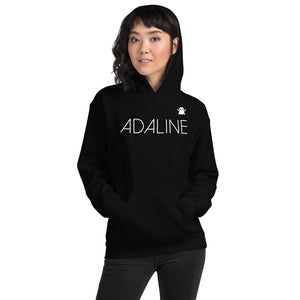 Adaline Unisex Hoodie (White Print)