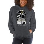 Load image into Gallery viewer, Let&#39;s Stay Inside Unisex Hoodie (white print)
