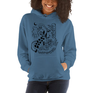 Ghost Unisex Hoodie (black print)