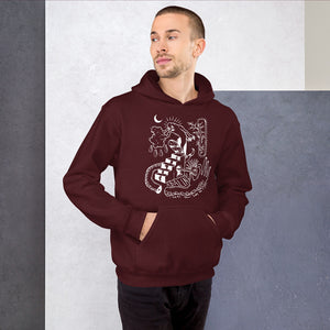 Ghost Unisex Hoodie (white print)
