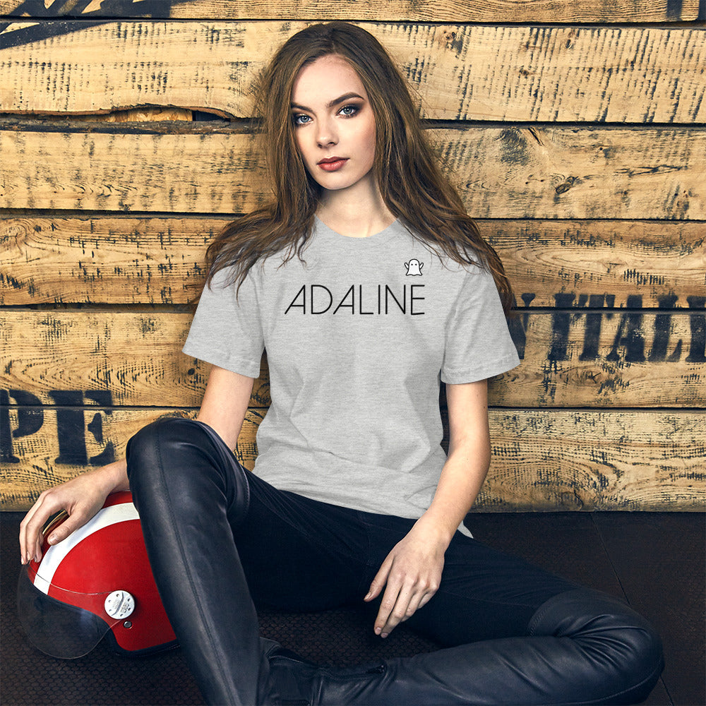 Adaline Unisex T-Shirt (Black Print)