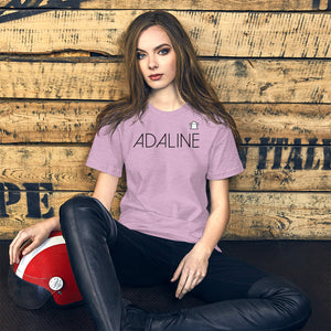 Adaline Unisex T-Shirt (Black Print)