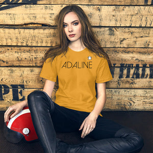 Adaline Unisex T-Shirt (Black Print)