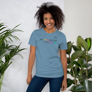 #ifyouknowyouknow Unisex T-Shirt (Black Print) LIMITED RUN