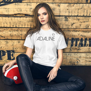 Adaline Unisex T-Shirt (Black Print)